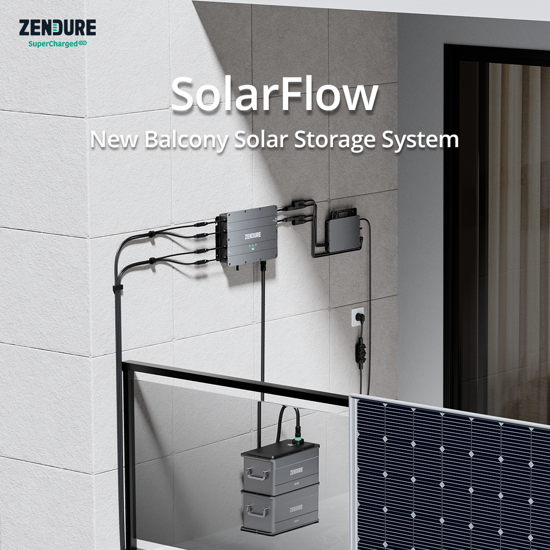 Zendure Launches First Solar Energy Storage System for Balconies
