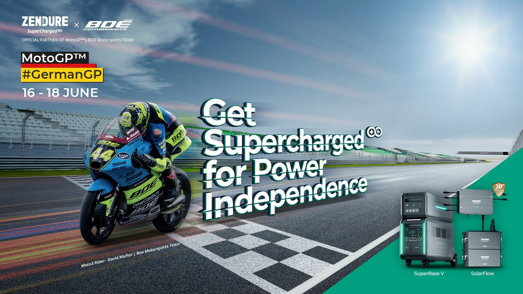 Zendure Powers BOÉ Motorsports' Sustainable Efforts at German MotoGP